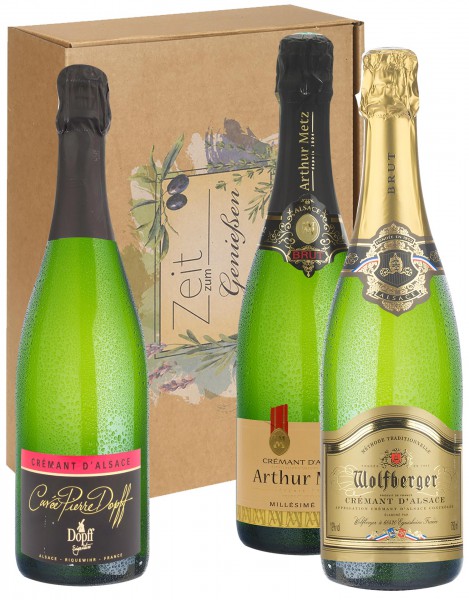 Crémant d’Alsace Geschenkpaket